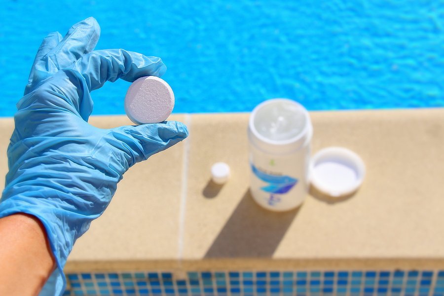 green pool water treatment